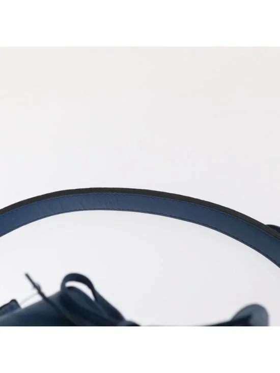 Authentic LOUIS VUITTON Epi Petit Noe Shoulder Bag Blue M44105 LV - Picture 6 of 16